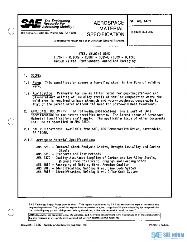SAE AMS6469 PDF