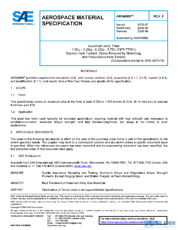 SAE AMS4089F PDF