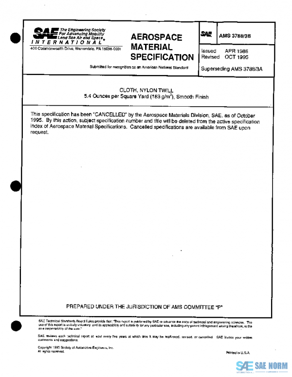 SAE AMS3788/3B PDF SAE AMS3788/3B PDF