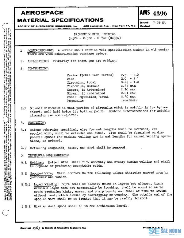 SAE AMS4396 PDF SAE AMS4396 PDF