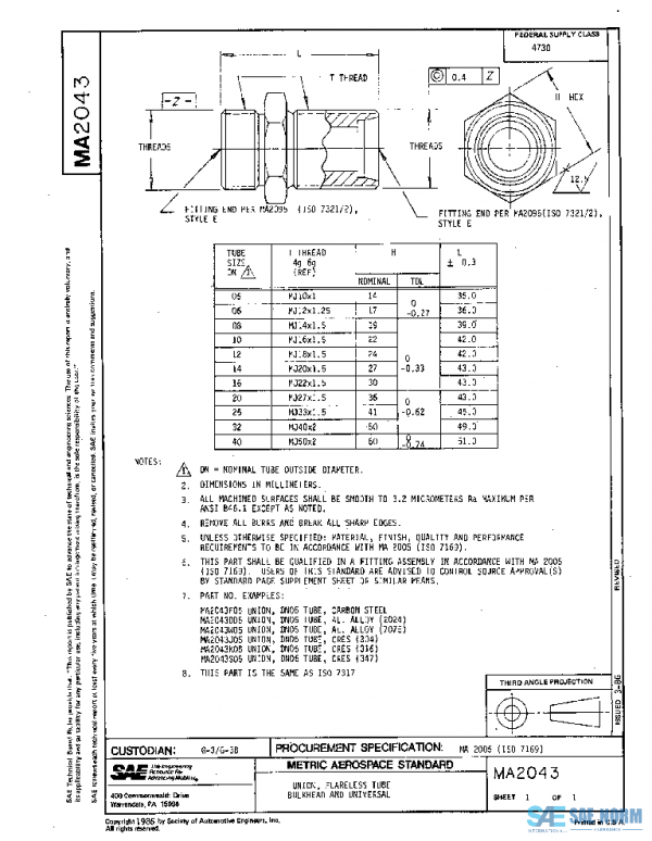 SAE MA2043 PDF SAE MA2043 PDF