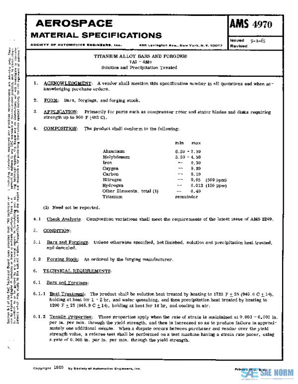 SAE AMS4970 PDF