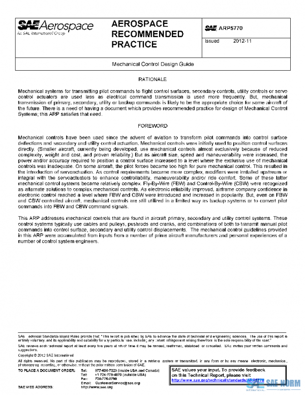 SAE ARP5770 PDF SAE ARP5770 PDF