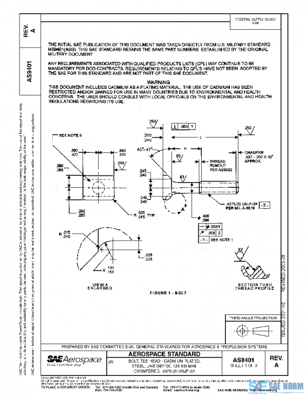 SAE AS9401A PDF SAE AS9401A PDF