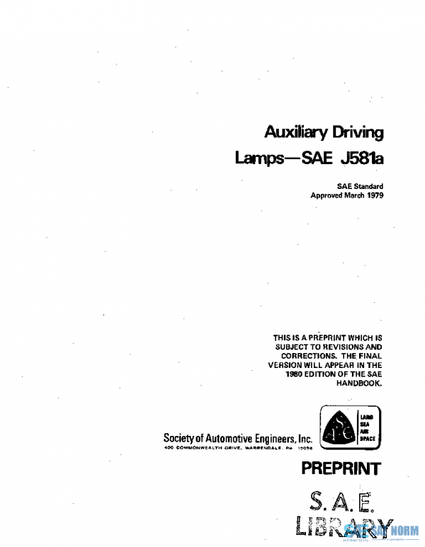 SAE J581A_197903 PDF