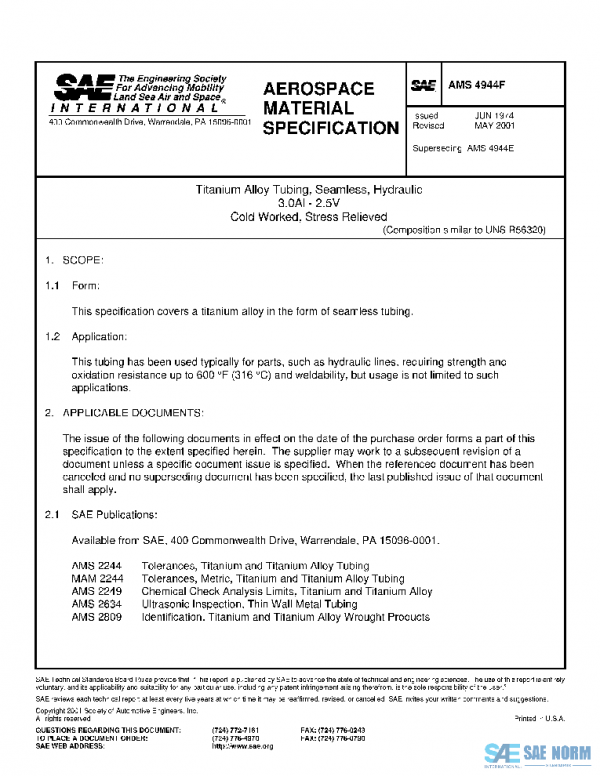 SAE AMS4944F PDF