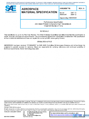SAE AMS3050/8A PDF