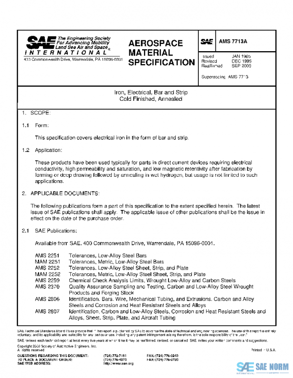 SAE AMS7713A PDF