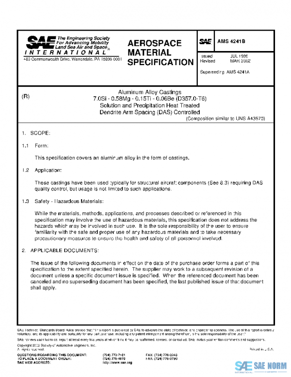 SAE AMS4241B PDF