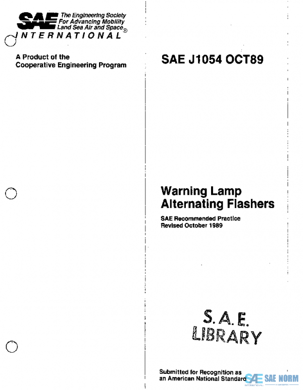 SAE J1054_198910 PDF SAE J1054_198910 PDF