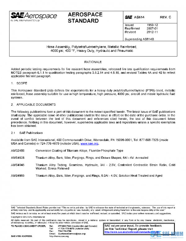SAE AS614C PDF SAE AS614C PDF