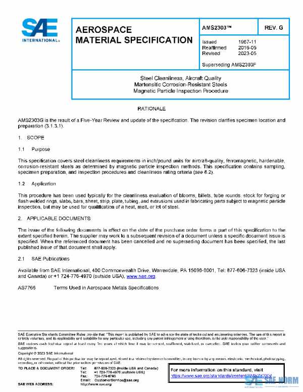 SAE AMS2303G PDF