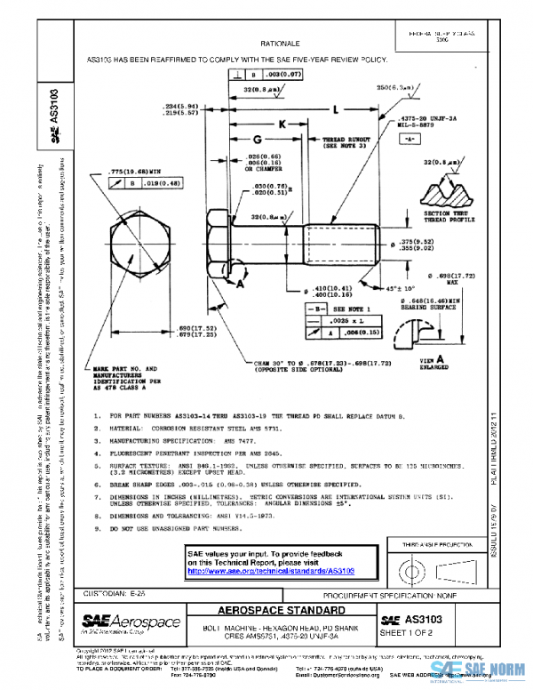 SAE AS3103 PDF