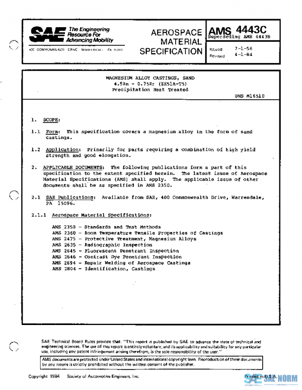 SAE AMS4443C PDF