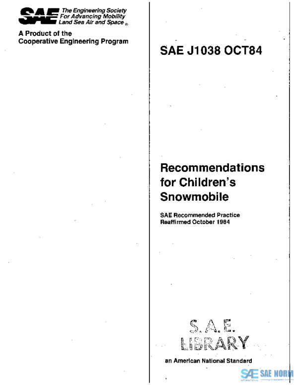 SAE J1038_198410 PDF