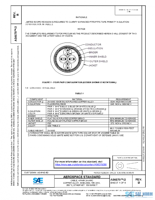 SAE AS6070/2B PDF SAE AS6070/2B PDF