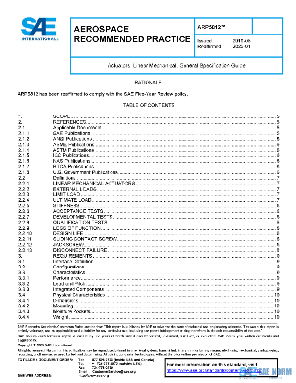 SAE ARP5812 PDF SAE ARP5812 PDF