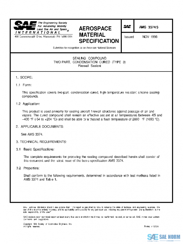 SAE AMS3374/3 PDF