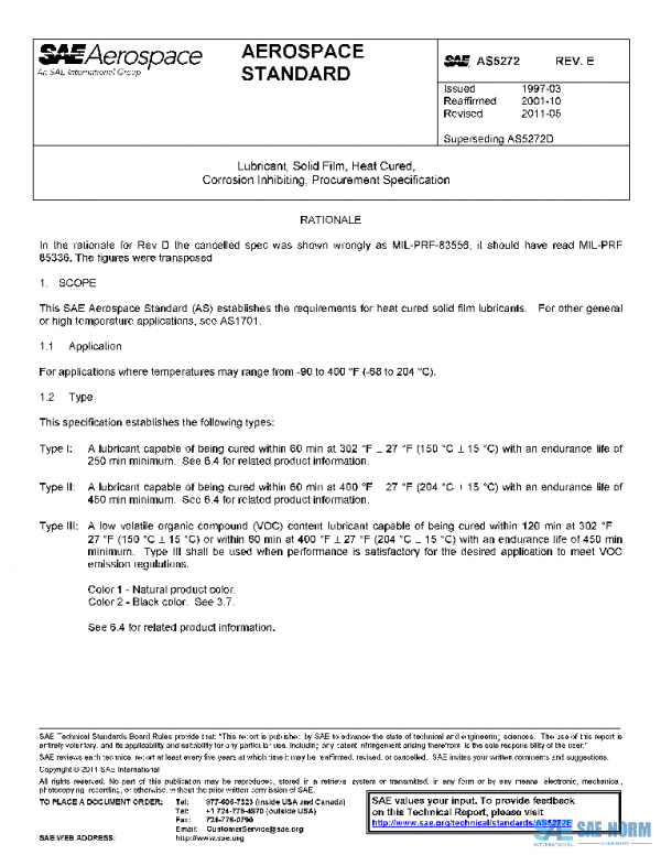 SAE AS5272E PDF