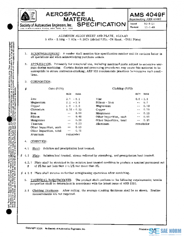 SAE AMS4049F PDF