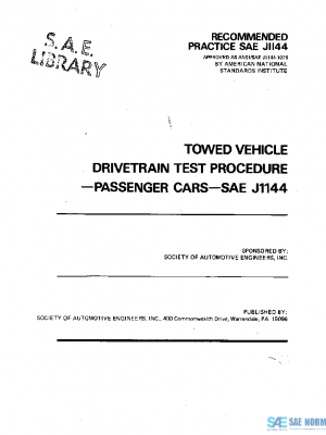 SAE J1144_197607 PDF