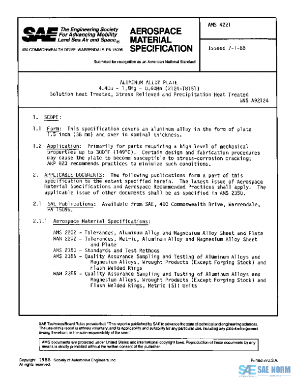 SAE AMS4221 PDF