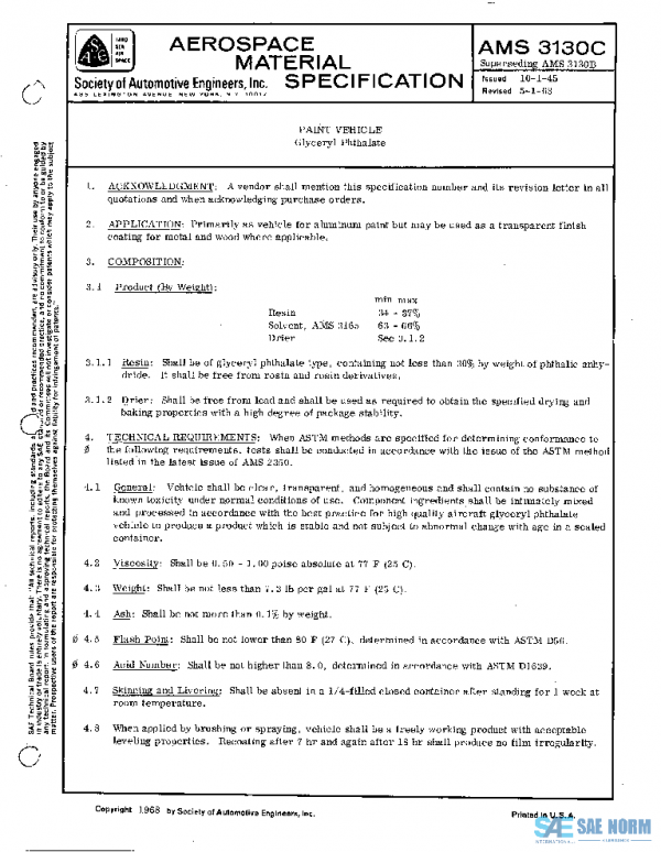 SAE AMS3130C PDF