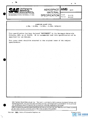 SAE AMS4009 PDF