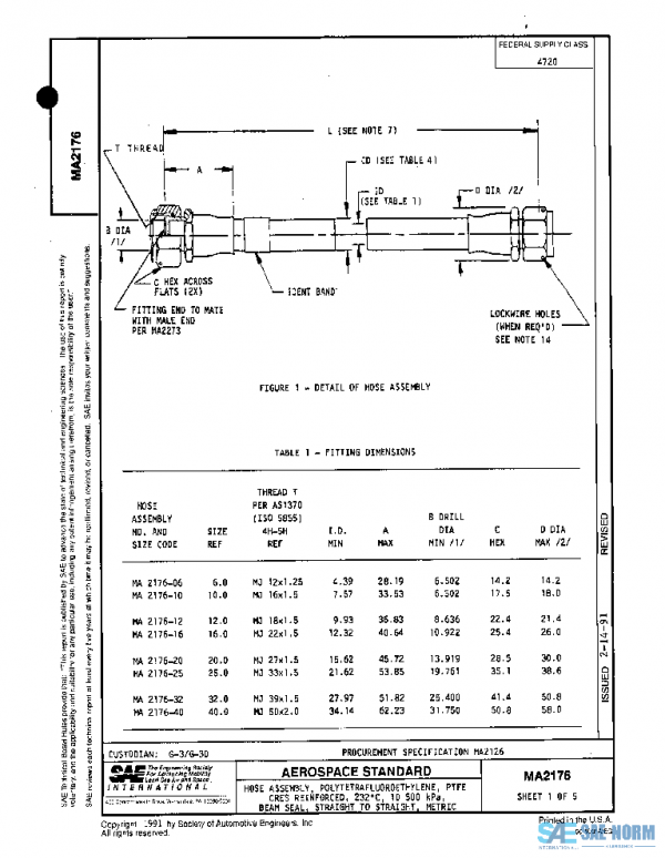 SAE MA2176 PDF