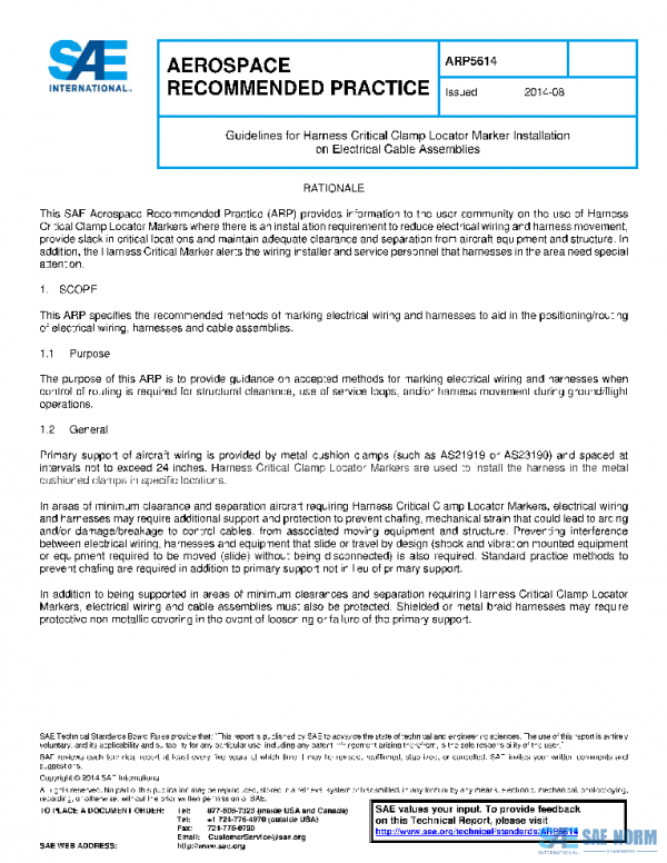 SAE ARP5614 PDF