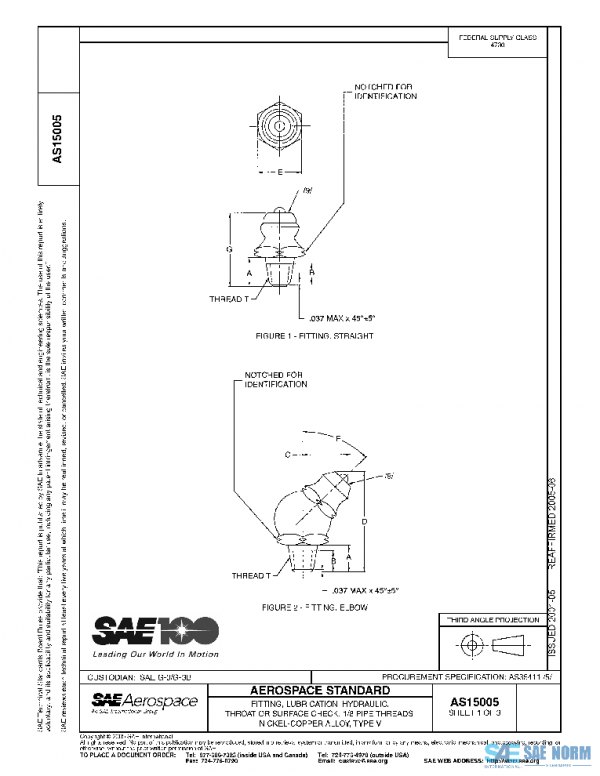 SAE AS15005 PDF