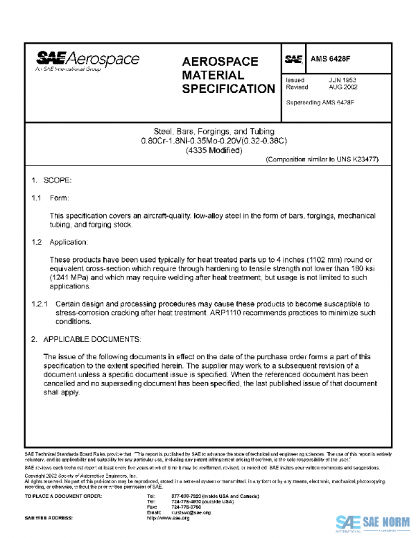 SAE AMS6428F PDF