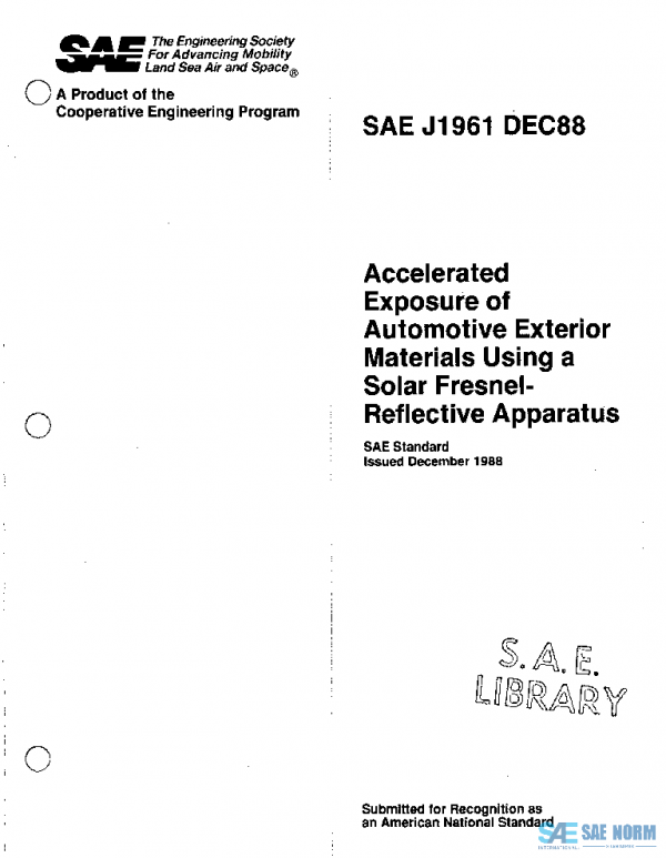 SAE J1961_198812 PDF