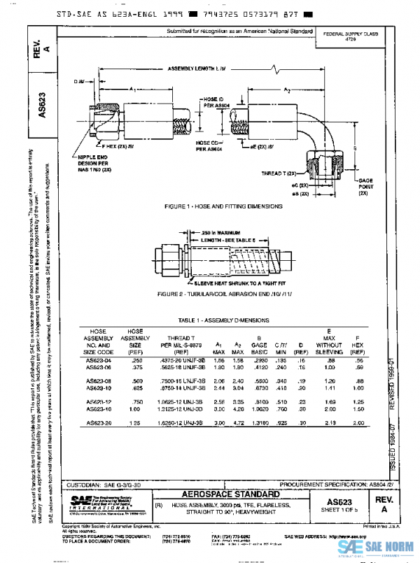 SAE AS623A PDF