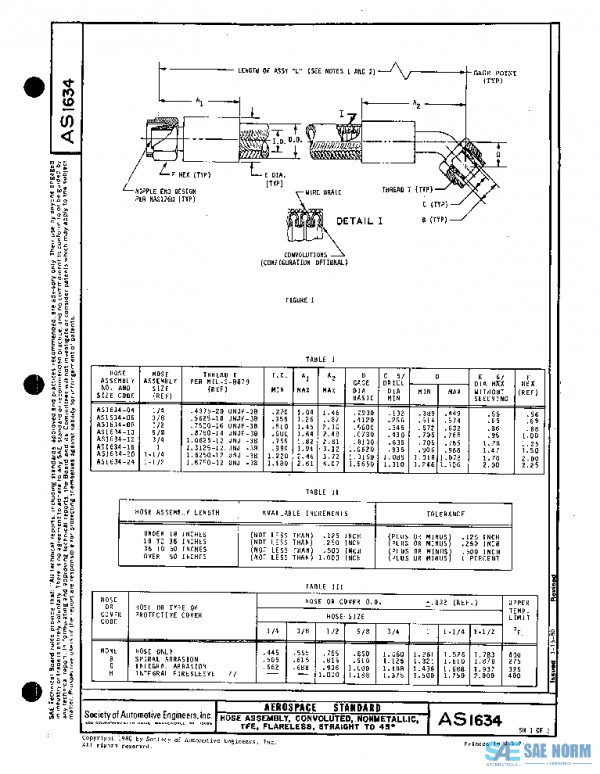 SAE AS1634 PDF SAE AS1634 PDF