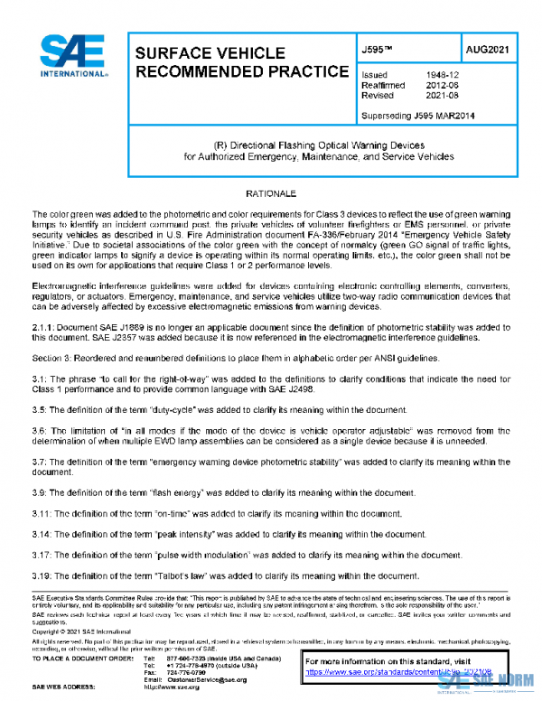 SAE J595_202108 PDF