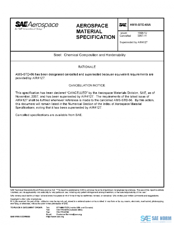 SAE AMSSTD66A PDF