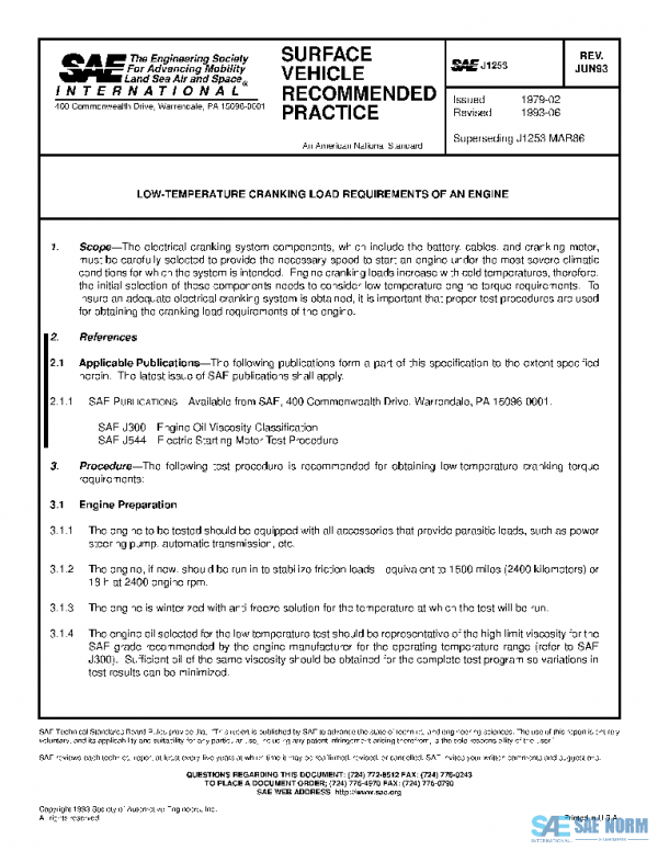 SAE J1253_199306 PDF SAE J1253_199306 PDF