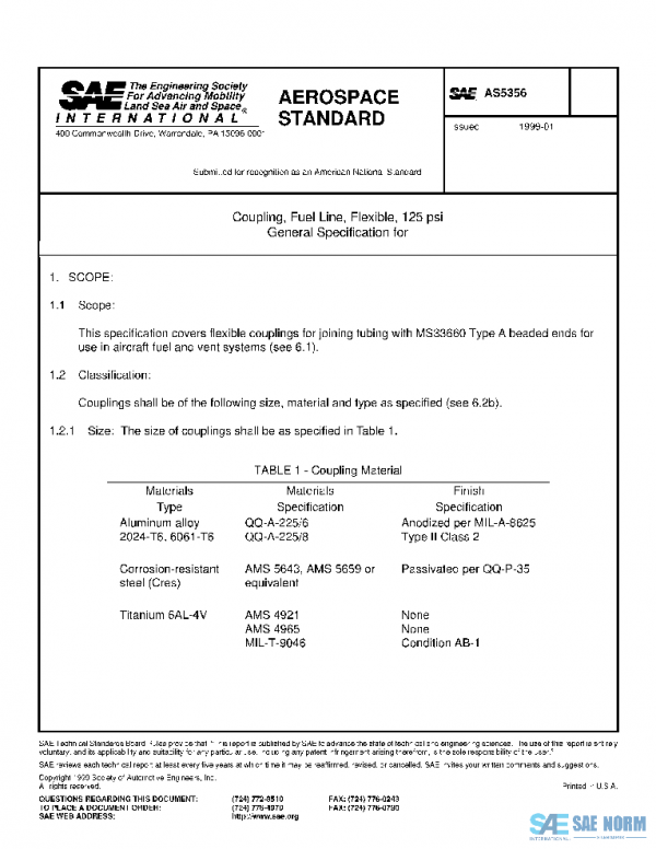 SAE AS5356 PDF SAE AS5356 PDF
