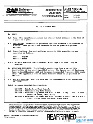 SAE AMS1650A PDF