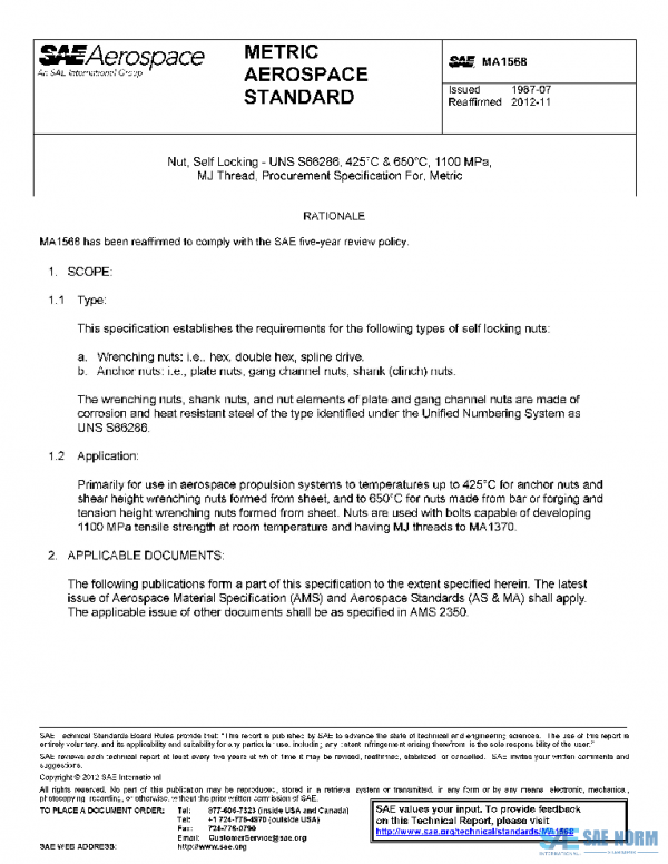 SAE MA1568 PDF