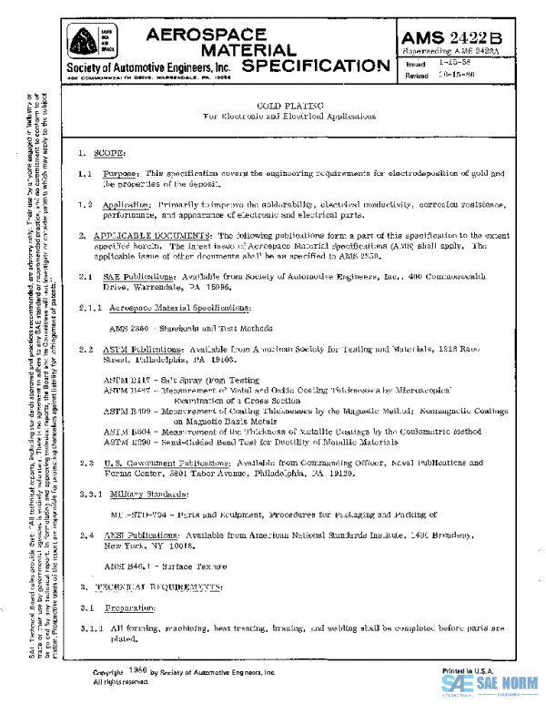 SAE AMS2422B PDF