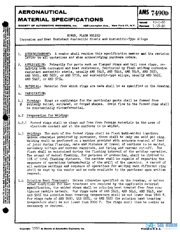 SAE AMS7490D PDF