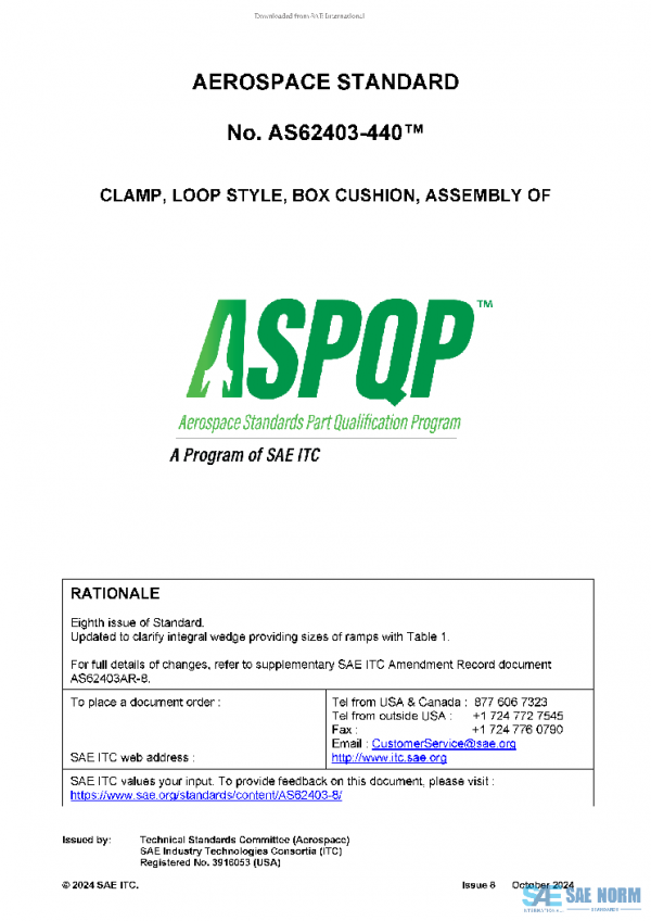 SAE AS62403-8 PDF SAE AS62403-8 PDF