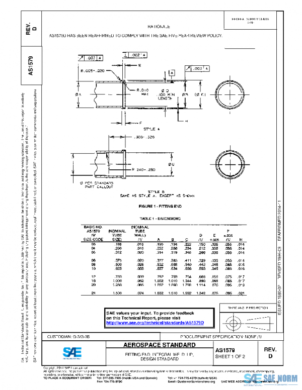 SAE AS1579D PDF