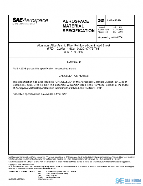 SAE AMS4253B PDF SAE AMS4253B PDF