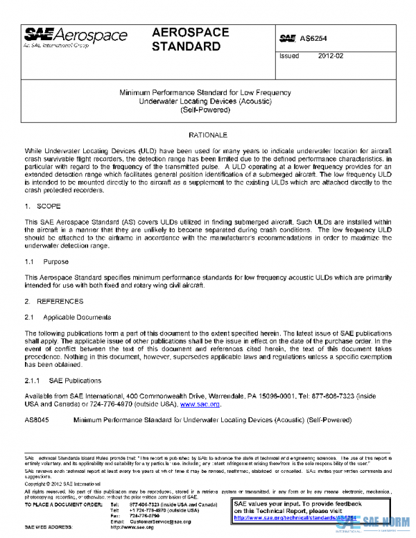SAE AS6254 PDF SAE AS6254 PDF