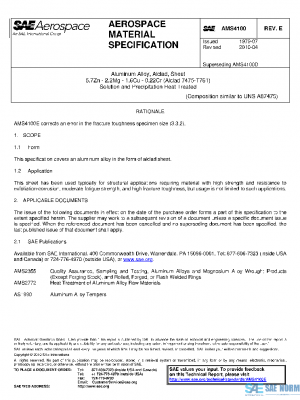 SAE AMS4100E PDF