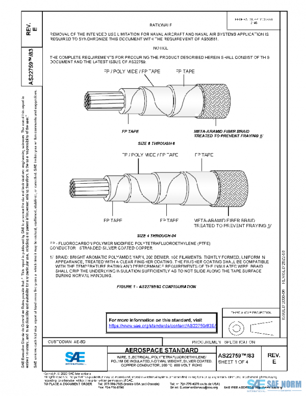 SAE AS22759/83E PDF SAE AS22759/83E PDF