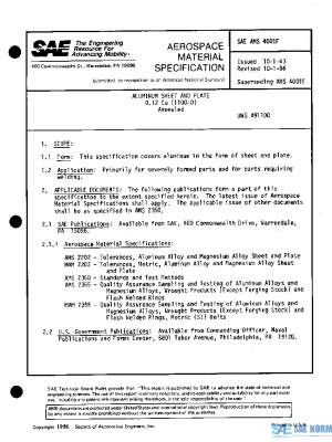 SAE AMS4001F PDF